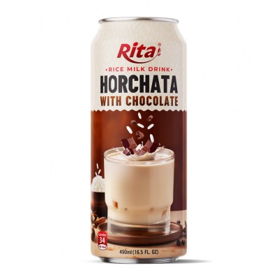 Wholesale Price Rice Milk Drink Horchata With Chocolate 16.5 Fl Oz Cans