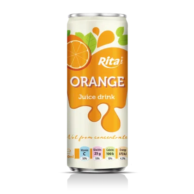 Fresh natural orange fruit juice