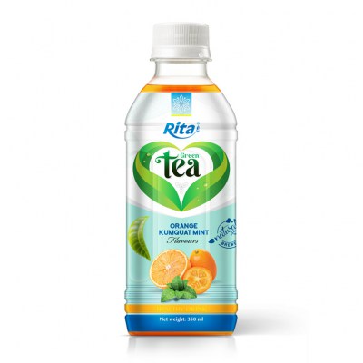 350ml Green Tea Kumquat Drink Good Health