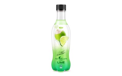 pet bottle 400ml spakling Coconut water lime