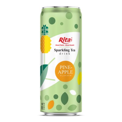 RITA-US-697039720_Tea-Sparkling-drink-non-alcoholic-pineapple-flavour-330ml-sleek-can