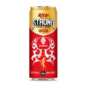 320ml Strong Energy Drink Ginseng with Strawberry Flavor