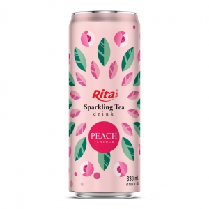 Best Sparkling Tea drink peach flavour