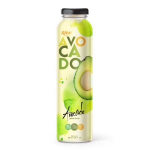 avocado juice drink 300ml glass bottle
