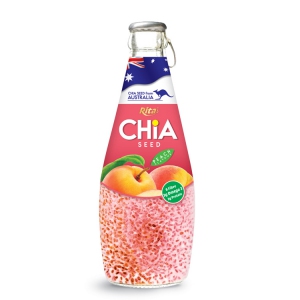 chia seed with peach