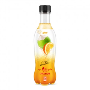 pet bottle 400ml spakling Coconut water orange