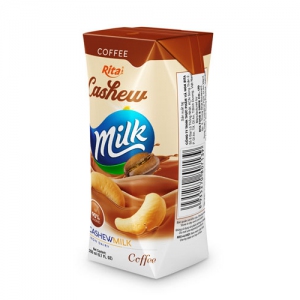 good taste cashew milk coffee 200ml aseptic box