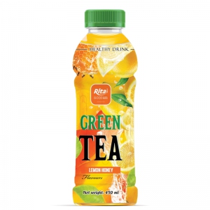 Supplier Green Tea Drink With Lemon Honey Flavor