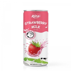 Wholesale Strawberry Milk 250ml Can