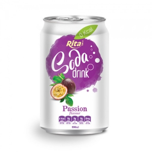 330ml Soda drink passion Flavour