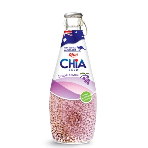 chia seed with grape
