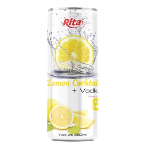 250ml slim Vodka lemon flavor