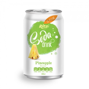 330ml Soda drink Pineapple Flavour