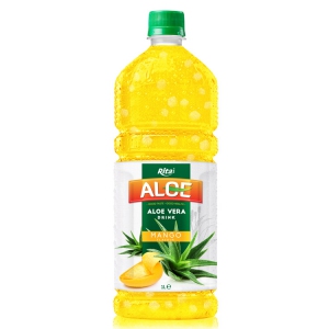 Aloe vera 1L with mango flavored drinks
