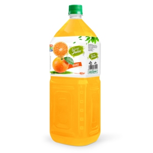 Fruit orange 2L pet water bottles