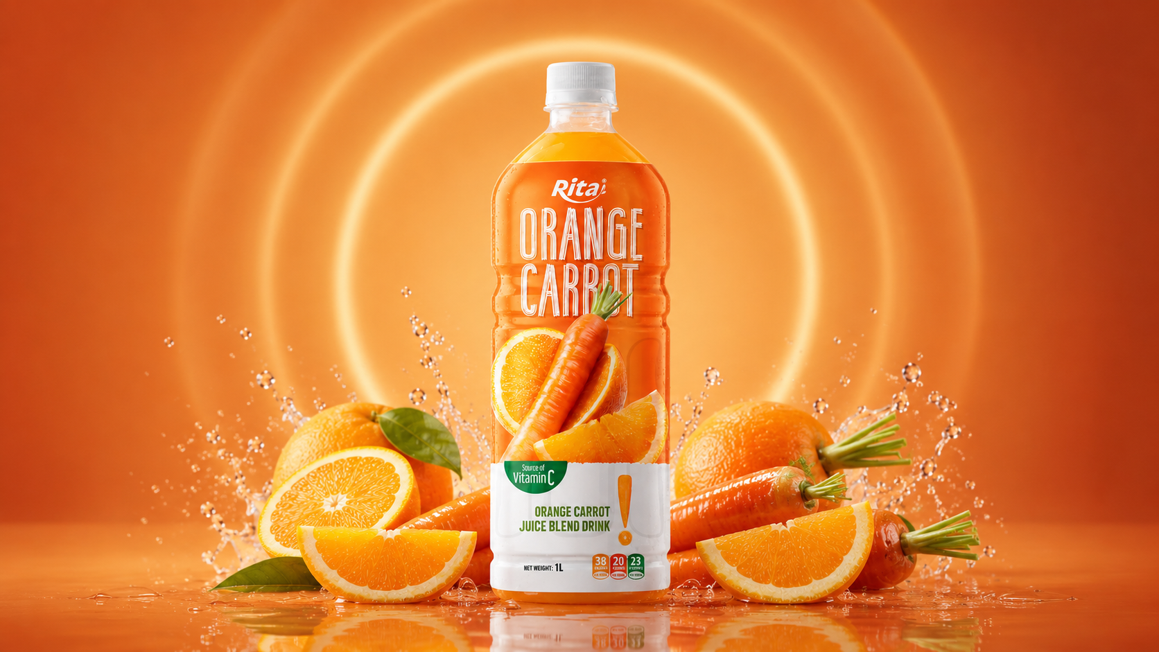 Rita Orange Carrot Juice Blend Drink 1L PET Bottle