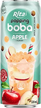 Popping Boba Bubble Tea Mix Pineapple 8.4 Fl Oz Can