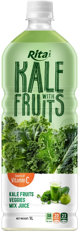 Rita Kale with Fruits Veggies Mix Juice 1L PET Bottle