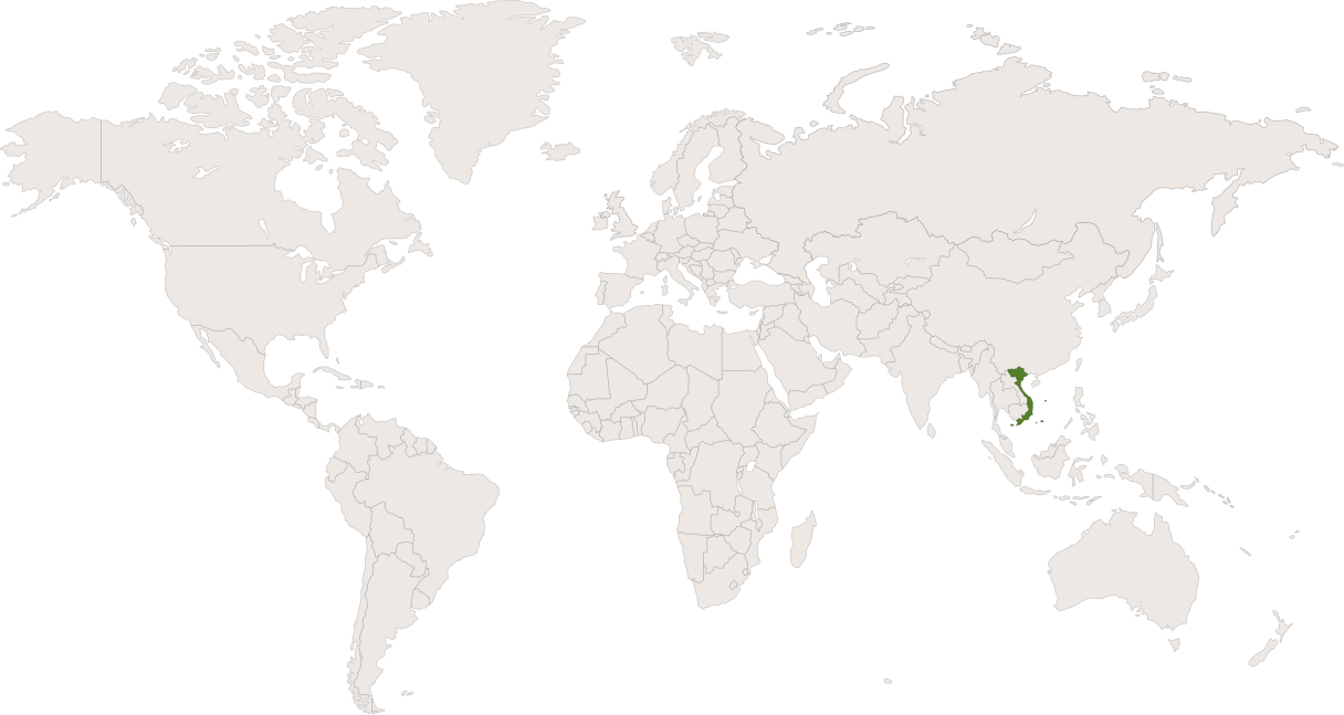 RITA global export map