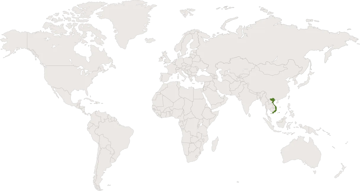 RITA global export map
