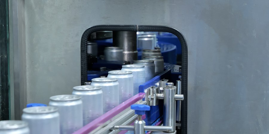 Canning line filling RITA beverage cans